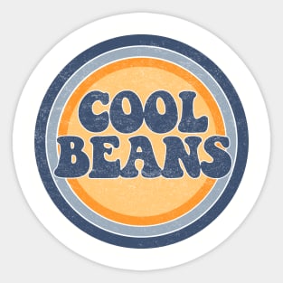 Cool Beans Distressed Sticker